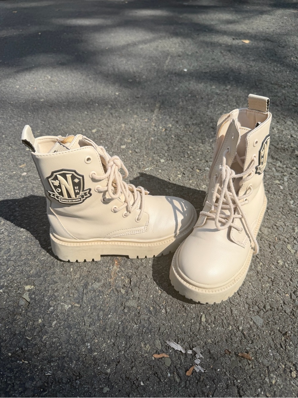 Girls Zara combat boots